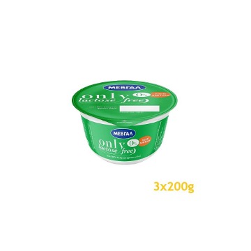 ΜΕΒΓΑΛ ΓΙΑΟΥΡΤΙ ONLY 0% ΧΩΡΙΣ ΛΑΚΤΟΖΗ (3x200g)