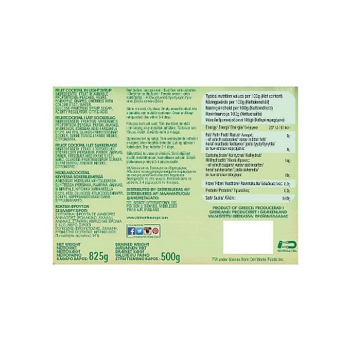 DEL MONTE ΦΡΟΥΤΟΣΑΛΑΤΑ 825g