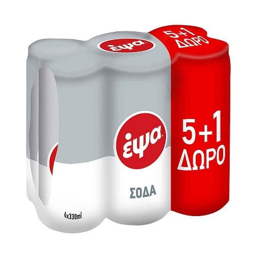 ΕΨΑ ΣΟΔΑ ΚΟΥΤΙ 330ml (6PACK)
