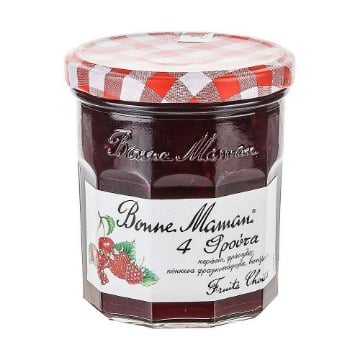 BONNE MAMAN ΜΑΡΜΕΛΑΔΑ 370g - (4 ΦΡΟΥΤΑ) (ΧΩΡΙΣ ΓΛΟΥΤΕΝΗ)