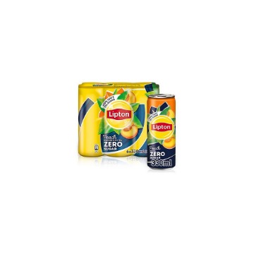 LIPTON ICE TEA Χ.Ζ. (6x330ml) - (ΜΑΥΡΟ ΤΣΑΙ ΜΕ ΡΟΔΑΚΙΝΟ)