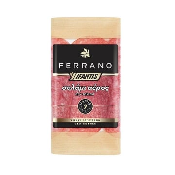 FERRANO IFANTIS ΣΑΛΑΜΙ ΑΕΡΟΣ ΧΩΡΙΣ ΓΛΟΥΤΕΝΗ 70g