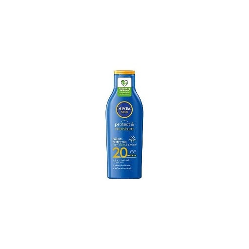 NIVEA SUN PROTECT & MOISTURE LOTION (SPF 20) - 200ml