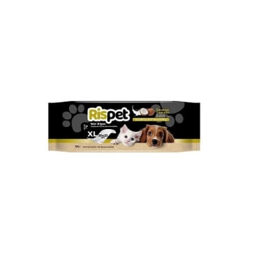 RISPET ΥΓΡΑ ΜΑΝΤΗΛΑΚΙΑ ΓΙΑ ΚΑΤΟΙΚΙΔΙΑ (54TMX) - COCONUT & KERATIN