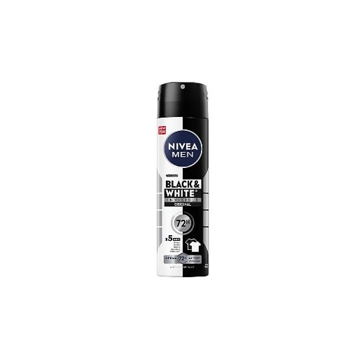 NIVEA DEO SPRAY 150ml - (B & W ORIGINAL MEN)