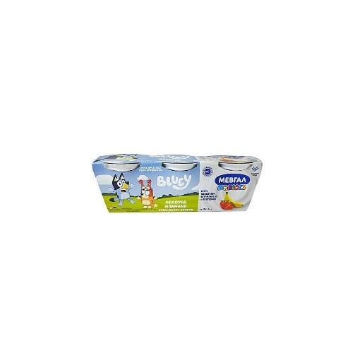 ΜΕΒΓΑΛ ΠΑΙΔΙΚΟ ΓΙΑΟΥΡΤΙ Bluey(3x140g) - ΦΡΑΟΥΛΑ/ΜΠΑΝΑΝΑ
