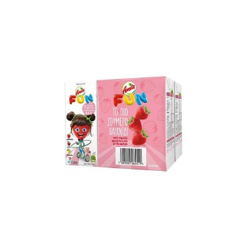 AMITA FUN 250ml - (6pack) (ΚΟΚΚΙΝΟ - ΛΕΥΚΟ)