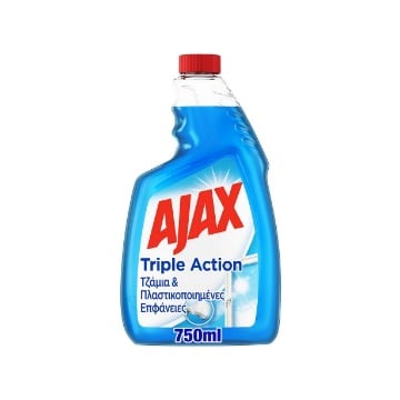 AJAX ΥΓΡΟ ΤΖΑΜΙΩΝ ANT/KO TRIPLE ACTION 750ml Σ12 