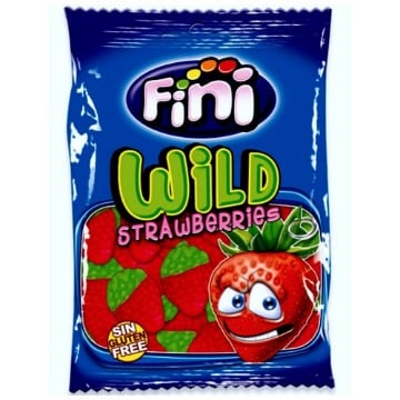 FINI ΖΑΧΑΡΩΤΑ 80g - (WILD STRAWBERRIES)
