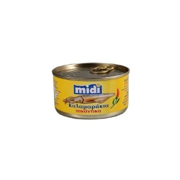 MIDI ΚΑΛΑΜΑΡΑΚΙΑ ΠΙΚΑΝΤΙΚΑ 185gr. - (ΣΕ ΠΙΚΑΝΤΙΚΗ ΣΑΛΤΣΑ)