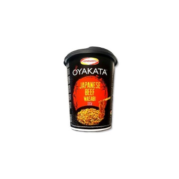 OYAKATA NOODLES IN CUP 93gr. - (ΜΕ ΜΟΣΧΑΡΑΚΙ)