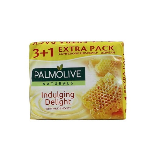 PALMOLIVE ΣΑΠΟΥΝΙ 90gr. (3+1 ΔΩΡΟ) - (ΓΑΛΑ & ΜΕΛΙ)