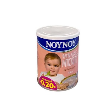 ΝΟΥΝΟΥ ΦΑΡΙΝ ΛΑΚΤΕ 300gr. - (ΜΠΙΣΚΟΤΟ) (-0,20€)