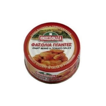 ΟΜΟΣΠΟΝΔΙΑ ΦΑΣΟΛΙΑ ΓΙΓΑΝΤΕΣ 280gr. (ΚΟΝΣΕΡΒΑ)