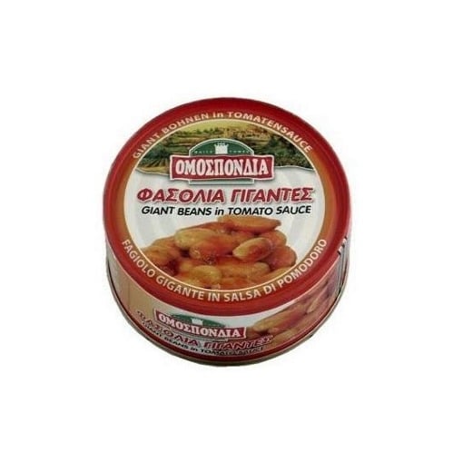ΟΜΟΣΠΟΝΔΙΑ ΦΑΣΟΛΙΑ ΓΙΓΑΝΤΕΣ 280gr. (ΚΟΝΣΕΡΒΑ)