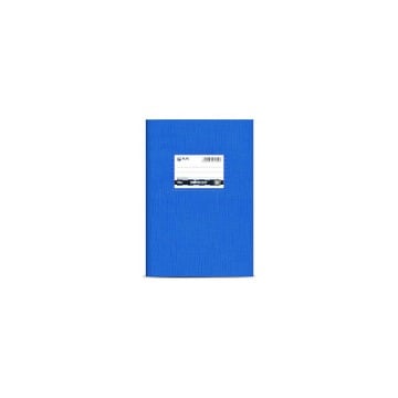 ΤΕΤΡΑΔΙΟ ΠΛΑΣΤΙΚΟ ΡΙΓΕ 50ΦΥΛΛΩΝ - ΜΠΛΕ  17x25cm (1140)