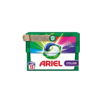 ARIEL ΥΓΡΕΣ ΚΑΨΟΥΛΕΣ  ALL IN 1 (15τεμ.) - (COLOR)
