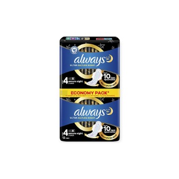 ALWAYS ULTRA DUO PACK (12τεμ.) - (SECURE NIGHT)