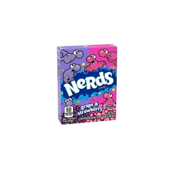 NERDS ΚΑΡΑΜΕΛΑΚΙΑ GRAPE&STRAWBERRY 46gr