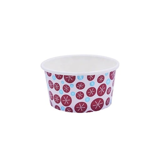 ΧΑΡΤΙΝΟ ΚΥΠΕΛΟ ΠΑΓΩΤΟΥ (5oz) - (PINK) (50τεμ.)