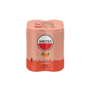 AMSTEL RADLER PINK GRAPEFRUIT ΜΠΥΡΑ ΚΟΥΤΙ SLK (4x330ml)