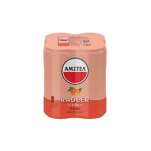 AMSTEL RADLER PINK GRAPEFRUIT ΜΠΥΡΑ ΚΟΥΤΙ SLK (4x330ml)