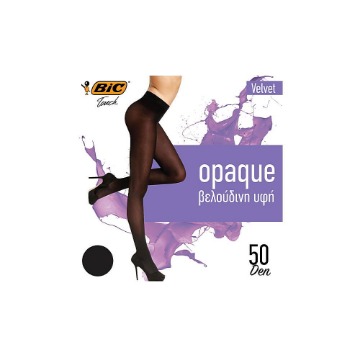 BIC ΚΑΛΣΟΝ VELVET 50DEN (MEDIUM) - (ΜΑΥΡΟ)