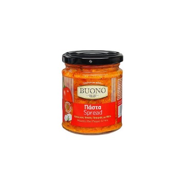 BUONO ΠΑΣΤΑ ΚΟΚΚΙΝΗΣ ΨΗΤΗΣ ΠΙΠΕΡΙΑΣ ΜΕ ΦΕΤΑ 200gr.