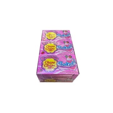 CHUPA CHUPS SHAKED BUBBLEGUM (18τεμ.) - (STRAWBERRY MILKSHAKE) (1684903)