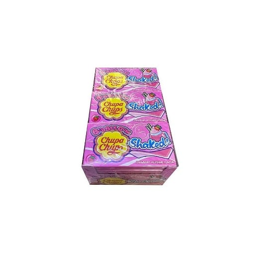 CHUPA CHUPS SHAKED BUBBLEGUM (18τεμ.) - (STRAWBERRY MILKSHAKE) (1684903)