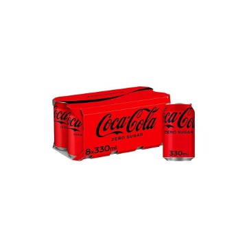COCA COLA ZERO  (8x330ml)