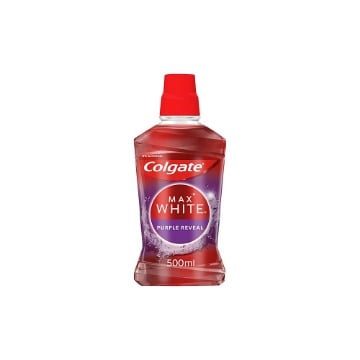 COLGATE ΣΤΟΜΑΤΙΚΟ ΔΙΑΛΥΜΑ MAX WHITE 500ml - (PURPLE REVEAL)