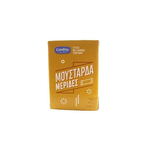 CONDITO ΜΟΥΣΤΑΡΔΑ (200x15gr.) - (ΜΕΡΙΔΕΣ)
