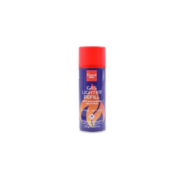 CORAL GAS ΑΕΡΙΟ ΑΝΑΠΛΗΡΩΣΗΣ ΑΝΑΠΤΗΡΩΝ 220gr. - (400ml)