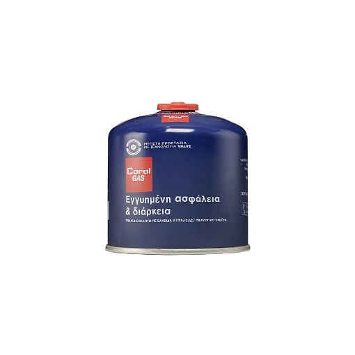 CORAL GAS ΦΙΑΛΑΚΙΑ 500gr. - (ΜΕ ΒΑΛΒΙΔΑ)