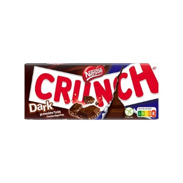 ΣΟΚΟΛΑΤΑ CRUNCH DARK 100gr. - (ΣΟΚΟΛΑΤΑ ΥΓΕΙΑΣ)