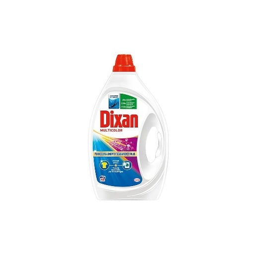DIXAN ΥΓΡΟ ΠΛΥΝΤΗΡΙΟΥ GEL 48μεζ. - (2,16lit) (MULTICOLOR)