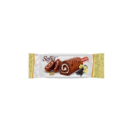 DOMA SOFIA SWISS ROLL 200gr. - (ΚΑΚΑΟ ΜΕ ΒΑΝΙΛΙΑ)
