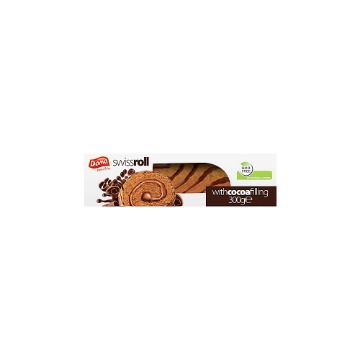 DOMA SWISS ROLL 300gr. - (ΚΑΚΑΟ ΜΕ ΚΑΚΑΟ)