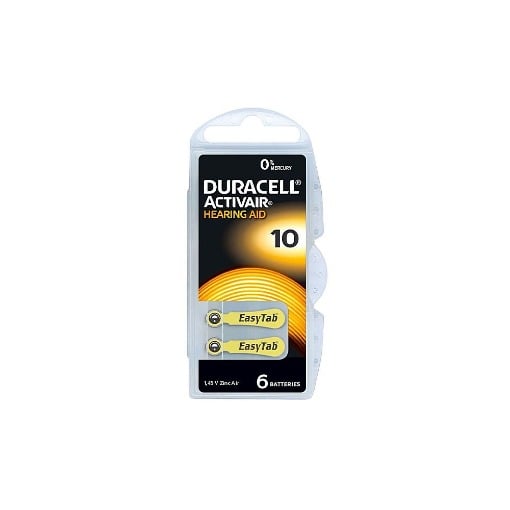 DURACELL DA 10 1.45V (6τεμ.) BP-6 ΒΑΡΗΚΟΪΑΣ - (ΜΕ ΦΟΡΟ 0,06€)