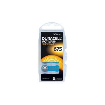 DURACELL DA 675 1.45V (6τεμ.) BP-6 ΒΑΡΗΚΟΪΑΣ - (ΜΕ ΦΟΡΟ 0,06€)