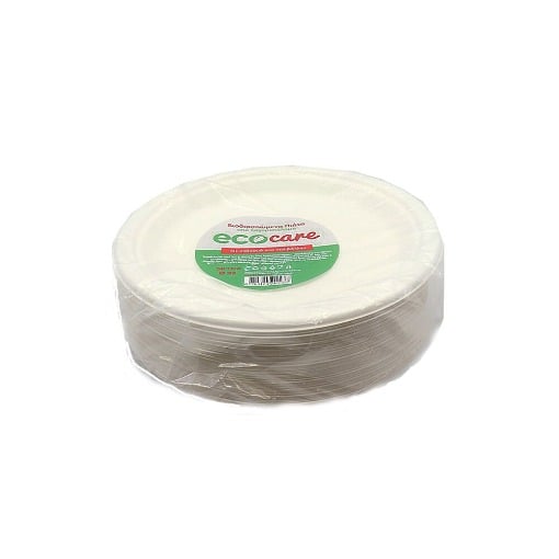 ECOCARE ΒΙΟΔΙΑΣΠΩΜΕΝΑ ΠΙΑΤΑ ΜΕΓΑΛΑ 23cm - (50τεμ.)