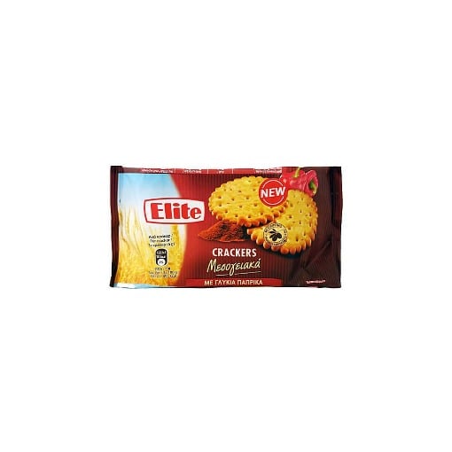 ELITE CRACKERS ΜΕΣΟΓ/ΚΑ 105gr. - (ΓΛΥΚΙΑ ΠΑΠΡΙΚΑ)