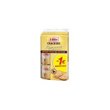 ELITE CRACKERS ΜΕΣΟΓ/ΚΑ 105gr. - (ΦΥΣΙΚΗ) (2+1 ΔΩΡΟ) (-1,00 €)