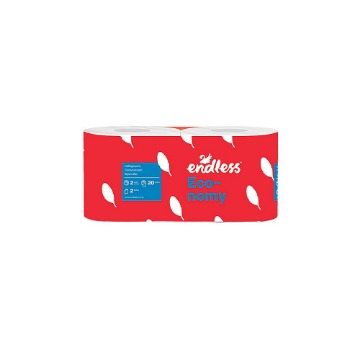 ENDLESS ΧΑΡΤΙ ΥΓΕΙΑΣ ECONOMY 2ply - (65gr. x 2 ΡΟΛΛA)