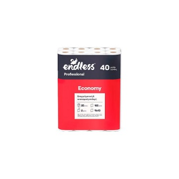ENDLESS ΧΑΡΤΙ ΥΓΕΙΑΣ ECONOMY 2ply - (67gr. x 40 ΡΟΛΛA)