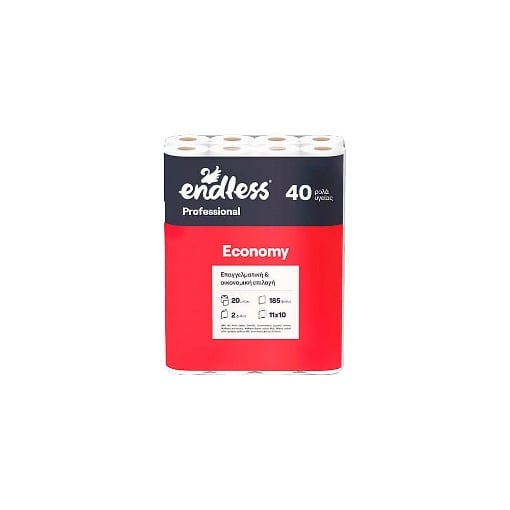 ENDLESS ΧΑΡΤΙ ΥΓΕΙΑΣ ECONOMY 2ply - (67gr. x 40 ΡΟΛΛA)