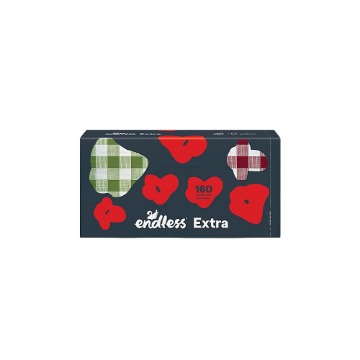 ENDLESS ΧΑΡΤΟΠΕΤΣΕΤΑ EXTRA 160τεμ. - (2 PACK) (ΚΑΡΩ)