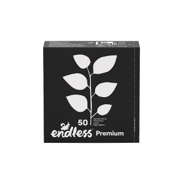 ENDLESS PREMIUM ΧΑΡΤΟΠΕΤΣΕΤΑ 50τεμ. - (33x33cm) (ΜΑΥΡΗ)