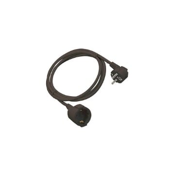 EUROLAMP ΠΡΟΕΚΤΑΣΗ ΓΕΡΜΑΝΙΚΩΝ ΠΡΟΔΙΑΓΡΑΦΩΝ 3m 3x1.5mm ΜΕ ΠΡΟΣΤΑΣΙΑ ΕΠΑΦΩΝ ΜΑΥΡΗ - (147-13011)